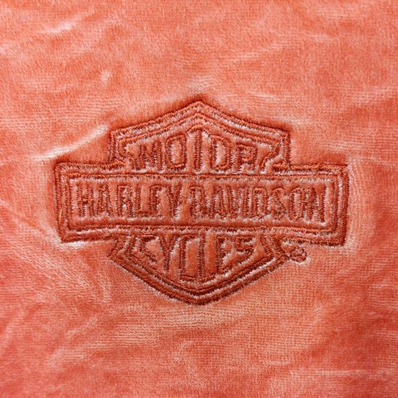 HARLEY DAVIDSON SOFT VELOUR LIKE LONG SLEEVE OMBRE SHIRT size M - Picture 3 of 8